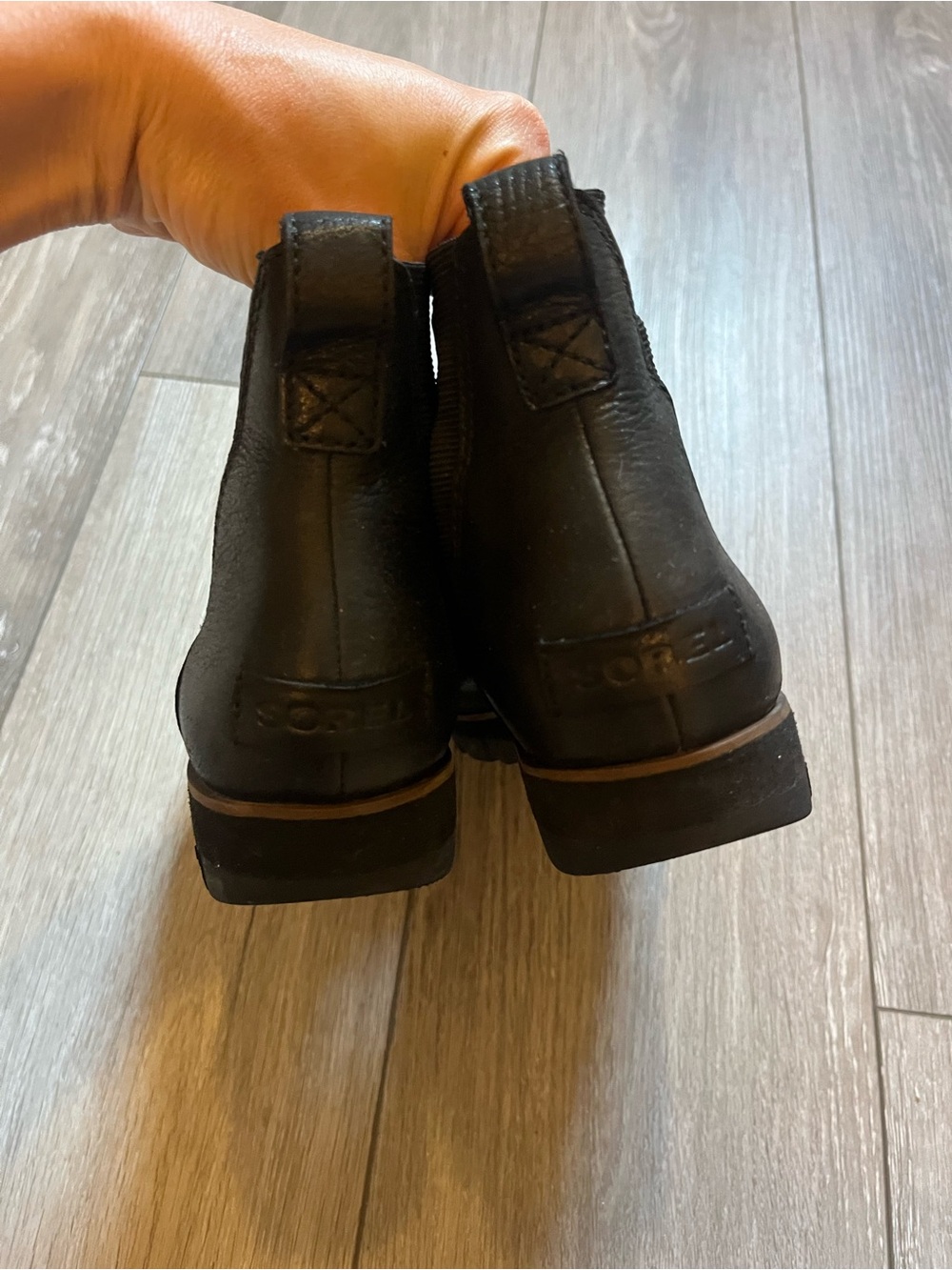 Sorel Women's Harlow Chelsea boots Black Size 6.5 - Picture 7 of 9